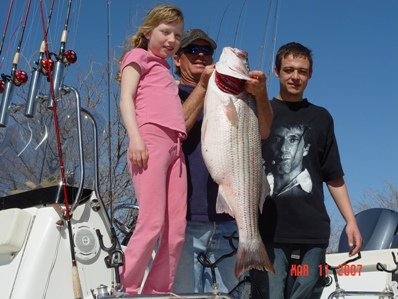 Elephant Butte Striped Bass Fishing