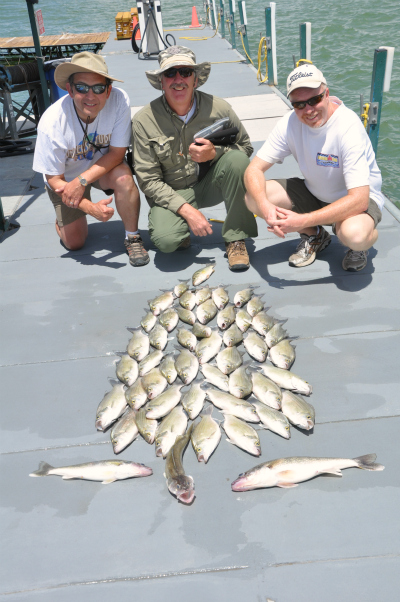 Walleye and White Bass 		Fishing with Rio Grande Guide Service