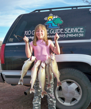 Walleye Fishing with Guide, Gidget Moon Miller