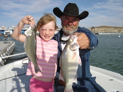 Gidget and Kennard Windham caught some White Bass!!