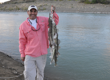 Walleye Fishing with Rio Grande Guide Service